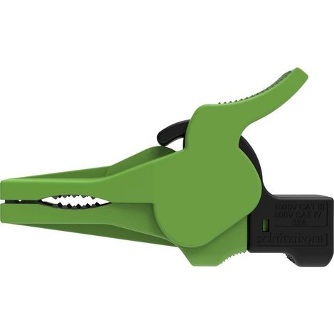 Schützinger SAK 9230 Ni / GN Morsetto a clip/coccodrillo isolato Presa Verde