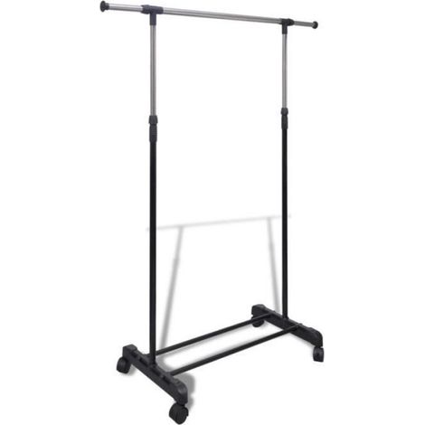 Porte-vêtements professionnel réglable avec 4 roulettes - WAOUH Mobilier (1/3)