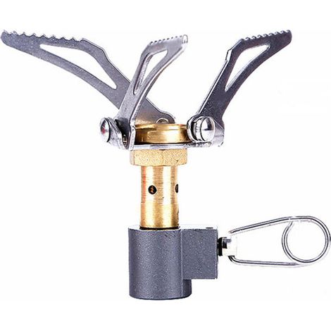Réchaud de camping pliable intégré, mini format avec boîte, pour cuisine outdoor (1/5)
