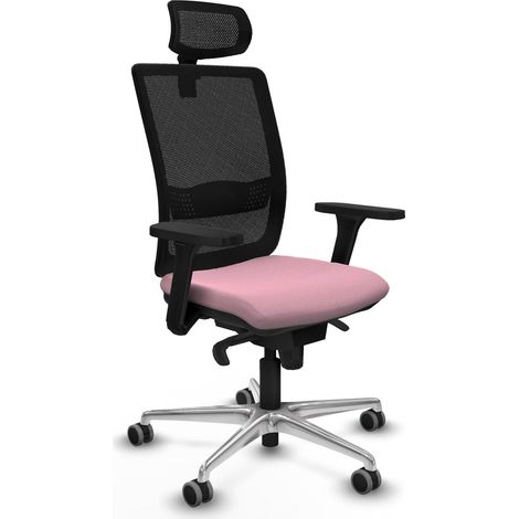 Sedia da ufficio piqueras y crespo Haches nero mesh comoda (1/2)
