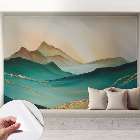 Fotomurale adesivo - Carta da parati adesiva - per la cucina camera da letto per la soggiorno - Paesaggio tranquillo 208x146 cm (1/5)