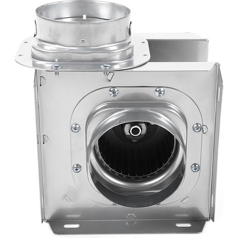 Ventilateur silencieux encastré 250m³/h, conduit d'air 4 pouces, extracteur invisible pour hôtel 220V (1/5)