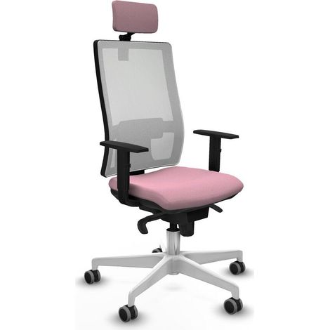 Piqueras y Crespo Horna chaise de bureau rose confortable