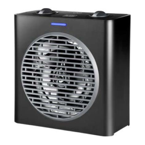 TERMOVENTILATORE STUFA ELETTRICA SCALDABAGNO BLACK & DECKER MOD.BXSH2003E (1/3)