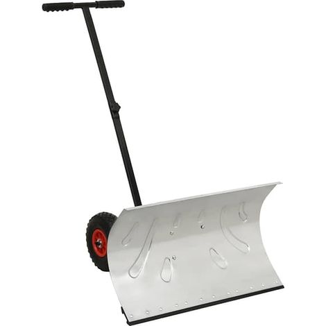 Pelle à neige vidaXL avec roues argentée (1/5)