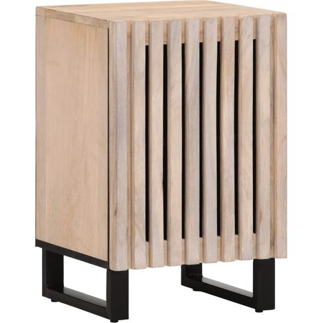 Badschrank 38x34x58 cm Massivholz Mango