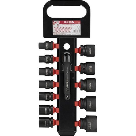 Schlagschrauber-Steckschlüssel-Set 13-teilig  DOGHER 570-071