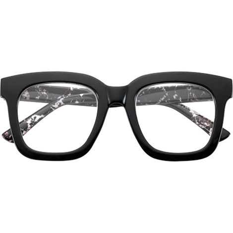 Lesebrille schwarz marmoriert +2,0