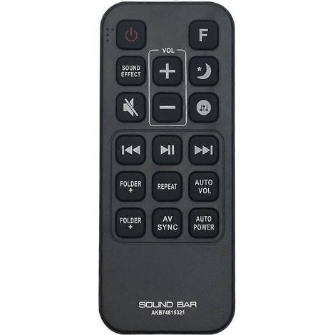 AKB74815321 Télécommande pour barre de son LG SPJ4B-W SH5B SJ5Y SPJ5B-W SJ4Y (1/3)