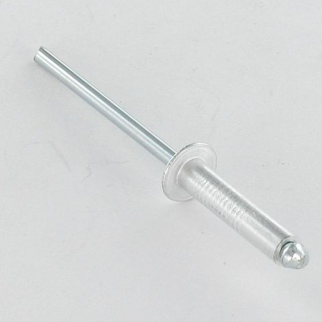 Rivet aveugle Aluminium Tige acier 4X12 Epaisseur de serrage 6 à 8 Tête Ronde Standard ALX (1/5)