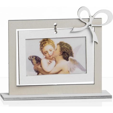 Star Import Italy Quadro Legno Angeli H 12 Cm Scatola Regalo Bomboniera