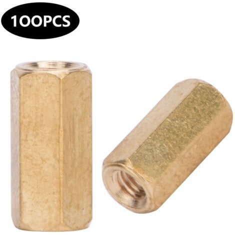 Entretoise en Laiton Couplage M3 Hexagonaux 100 Pièces M3 x 10 (1/5)