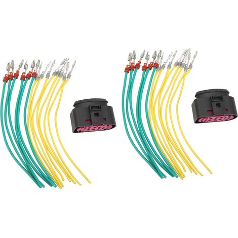 Connecteur de Phare Halogène, Prise de Faisceau en Queue de Cochon, adapté de Longue Durée pour GL 350 450 500 550 GL63 Halogène 2013-2016, Plug and Play, 2 Pièces pour GLK (1/5)