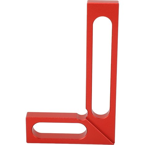 Winkelmesser L-förmig, aus Aluminiumlegierung, zum Höhenmessen, Anreißen, 90°-Winkelmesser für Holzbearbeitung, 100 mm / 3,9 Zoll (1/5)