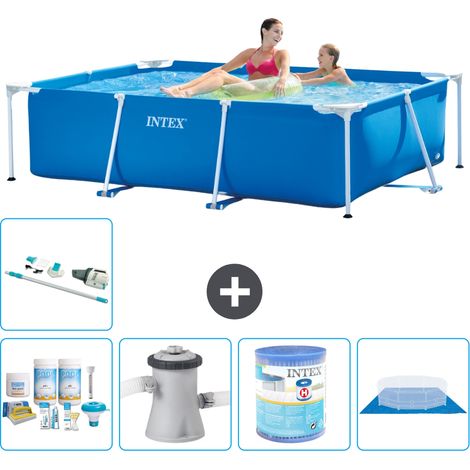 Intex Piscina con struttura Rettangolare - 220x150x60 cm - 7-pezzi  S40046 (1/5)
