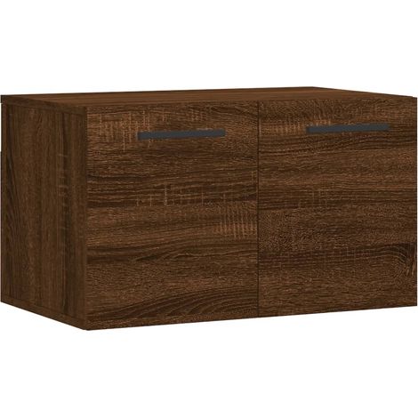 Wandschrank Braun Eichen-Optik 60x36,5x35cm Holzwerkstoff vidaXL (1/5)