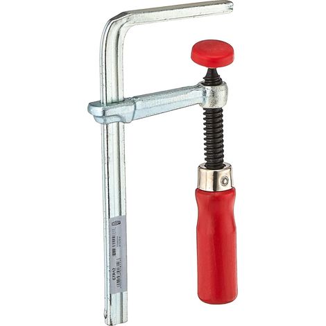 Pince de serrage de table en acier avec 4 capacité 11/16 x 2 5/16 et force de serrage de 180 kg, rouge/argenté (1/5)