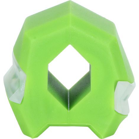 Balle d'exercice en silicone pour affiner le visage et le masséter, idéale pour remodeler la mâchoire (verte). (1/5)