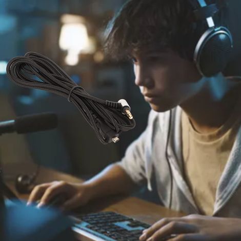 Câble de remplacement pour casque SteelSeries Arctis 3, fil OFC haute qualité