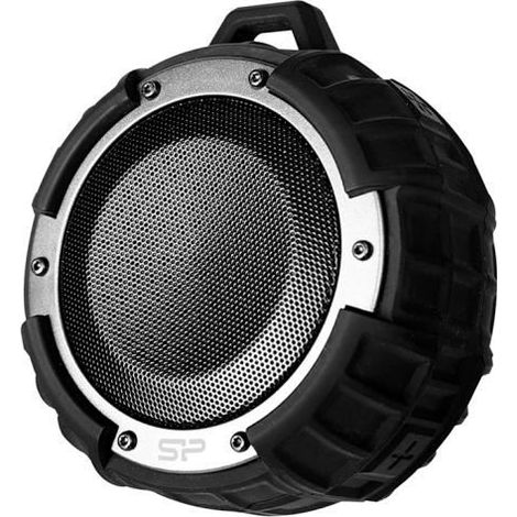 Altavoz Bluetooth resistente al agua Nomad con LED de 4 colores Negro