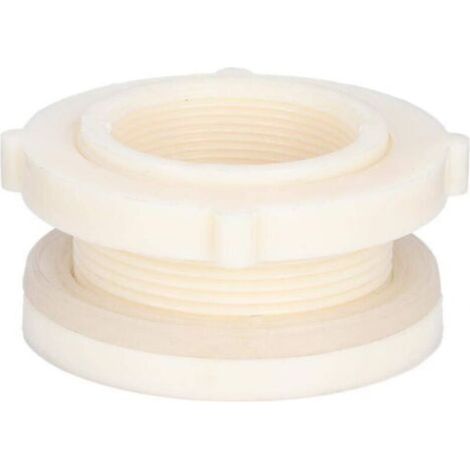 Adaptateur de raccord de réservoir de cloison ABS pour tour d'eau de 2 pouces, pour réservoirs de poissons, étang à seau (1/5)