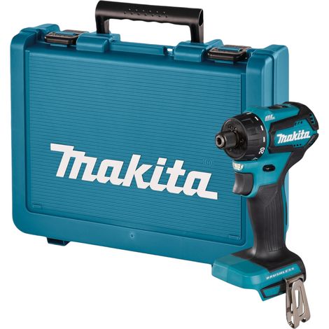 Taladro atornillador a batería Makita DDF 083 ZE de 18 V, 40 Nm, 1/4'', sin escobillas + maletín - sin batería, sin cargador (1/5)