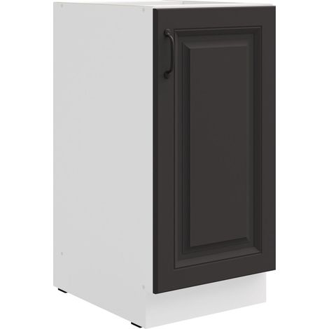 Unterschrank 40 cm Stilo Grau Küchenzeile Küchenblock Küche Landhaus Einbauküche (1/4)
