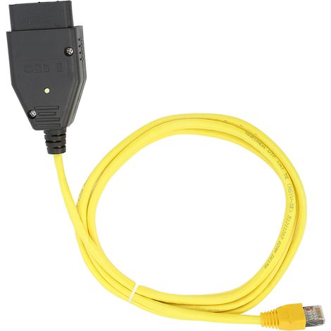 Câble d'interface Ethernet vers OBD2 pour modules de ligne de données ESYS ENET, outil de diagnostic et de programmation dissimulé pour les séries 1, 3, 5 et 7 F. (1/5)