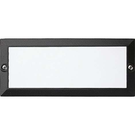 Encastré mural GAMMA No grid IP54 LED SMD AC 9W 1170lm CRI80 3000K Noir (1/2)