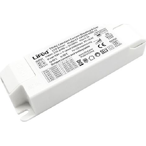 Driver LIFUD Dimmable Triac 220-240V Dip Switch LIFUD 20 W