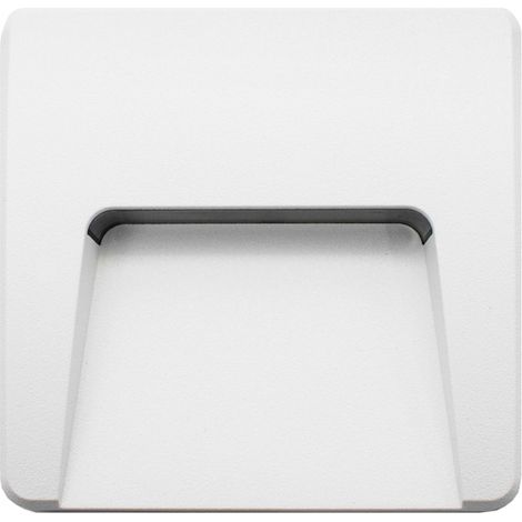 IluminaShop - Baliza de Superficie Led Cuadrado Project Blanco 3W IP65  Blanco Calido 3000K (1/3)