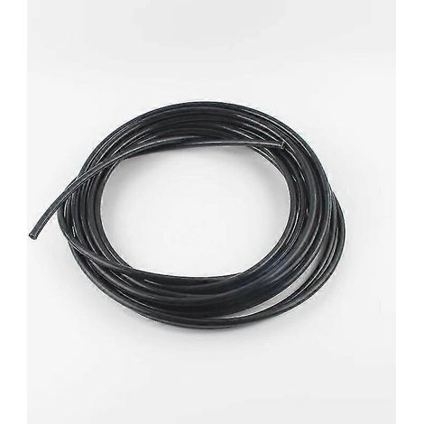 Motorrad AN3 5 m/Lot Geflochtener Edelstahl-Nylon-Bremsschlauch FLUID HYDRAULIK-SCHLAG PTFE-Bremsleitung – SCHWARZES NYLON (1/5)