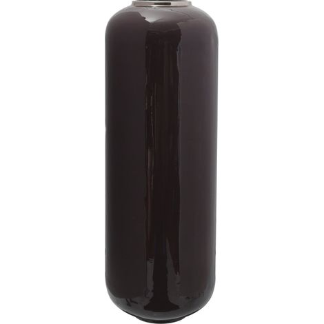 Vase art deco 195 - Violet foncé, argent (1/3)