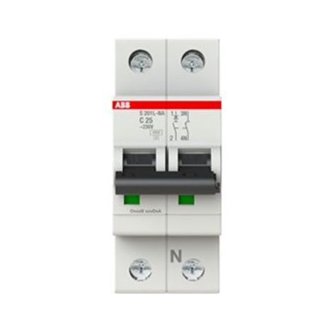 ABB Interruttore Magnetotermico 1P+N Curva C 25A - S598415