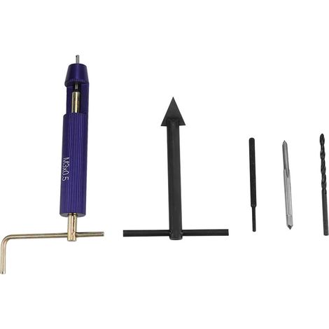 Kit d'outils combinés pour inserts filetés en acier inoxydable M3 et kit de réparation de filetage (1/5)