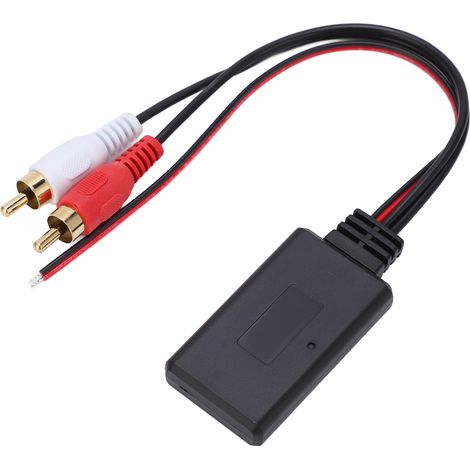 Adaptateur Bluetooth 5.0 sans fil pour autoradio Kenwood avec 2 prises RCA, câble AUX, remplace les modèles Clarion. (1/5)