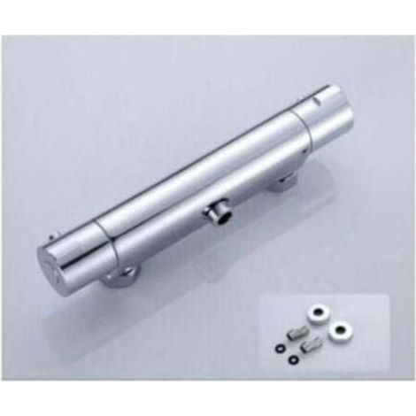 Mitigeur thermostatique de douche en laiton PVD – Température sécurisée 38 °C – Raccord G½ – Résistant à la corrosion et humidité (1/5)