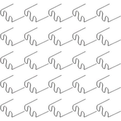 500 Pièces Agrafes de Soudage Plastique 0.6mm pour Réparation Pare-Chocs Auto et Carrosserie (1/4)