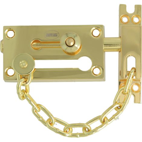 AMIG Verrou entrebâilleur à chaînette 475 80 x 45 mm Zamak Laitonné (1/5)