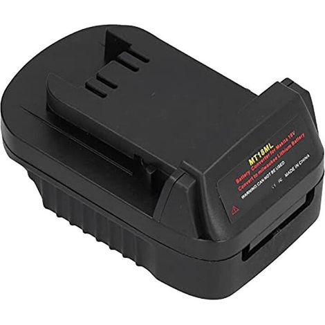 Adaptateur batterie 18V connecteur convertisseur station charge pour outil électrique Milwaukee MT18ML (1/5)