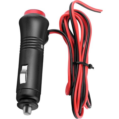 1.5m Mâle Allume-cigare Prise de Courant Adaptateur de Prise d'alimentation sur Interrupteur Fusible 12V 24V Prise Allume-cigarette (1/5)