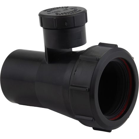 McAlpine 1 1/2" Anti Siphon Adaptor - Black (1/2)