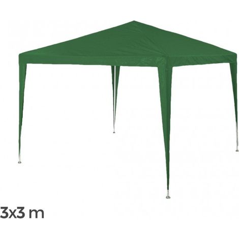 GR-DL-G7006 - Tonnelle de jardin avec cadre acier - 3x3m  Couleur: Vert