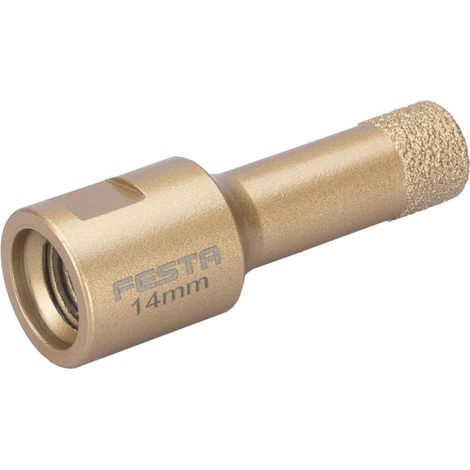Trépan diamanté 14mm pour meuleuse avec filetage M14 - Usage professionnel
