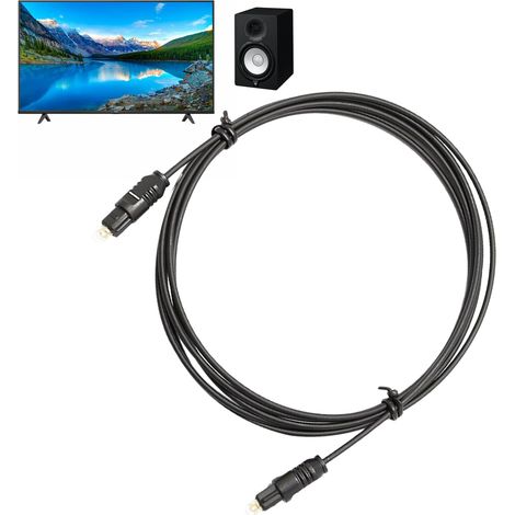 Câble Audio Optique Numérique 1,5 m pour Barre de Son Cordon à Fibre Optique pour Home Cinéma (1/5)