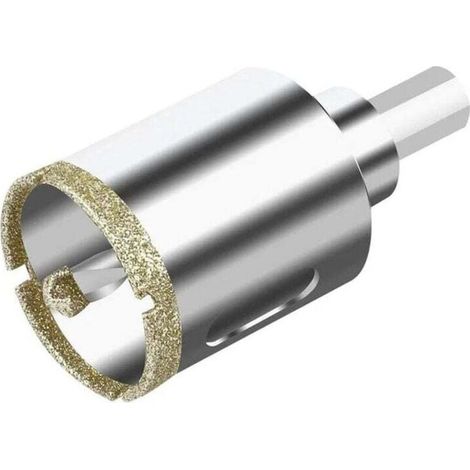 40mm Diamond Hole Saw with Centering Guide Drill Bit, Tile Hole Saw with Diamond Coating, Diamond Core Drill Bit for Glass, Tile, Ceramic, Marble, Granite - RAPANDA (1/4)