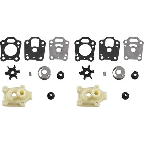 Kit de 2 pompes à eau pour moteurs de bateau Tohatsu 4HP 5HP, HANGKAI Parsun 5HP 6HP 2T 369-65011-0 et Mercury 4HP 5HP 396-65021 (1/5)