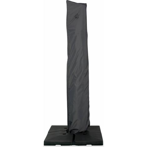 Cover St Jean de Luz, Pyla 3x3, Pyla 3x4, Wimereux and Antibes, Protective cover for parasol, Charcoal Grey, 65x45x275 cm