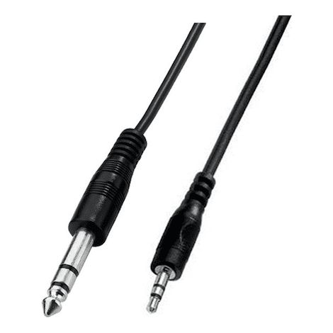 Cavo Audio ZZIPP PEZZJ300 Mini Jack 3,5 Stereo / Jack 6,35 Stereo (1/2)