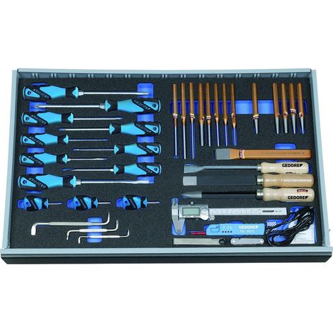 GEDORE 2005 CT4-2160-119 Werkzeugsortiment in Check-Tool-Modul 36-teilig (1/3)